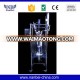 Lab double stirred distillation glass reactor for chemical