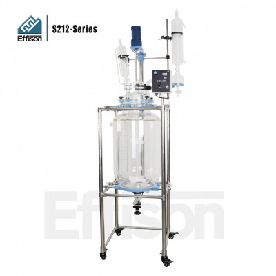 High Quality 50L 100L jacketed glass reactor